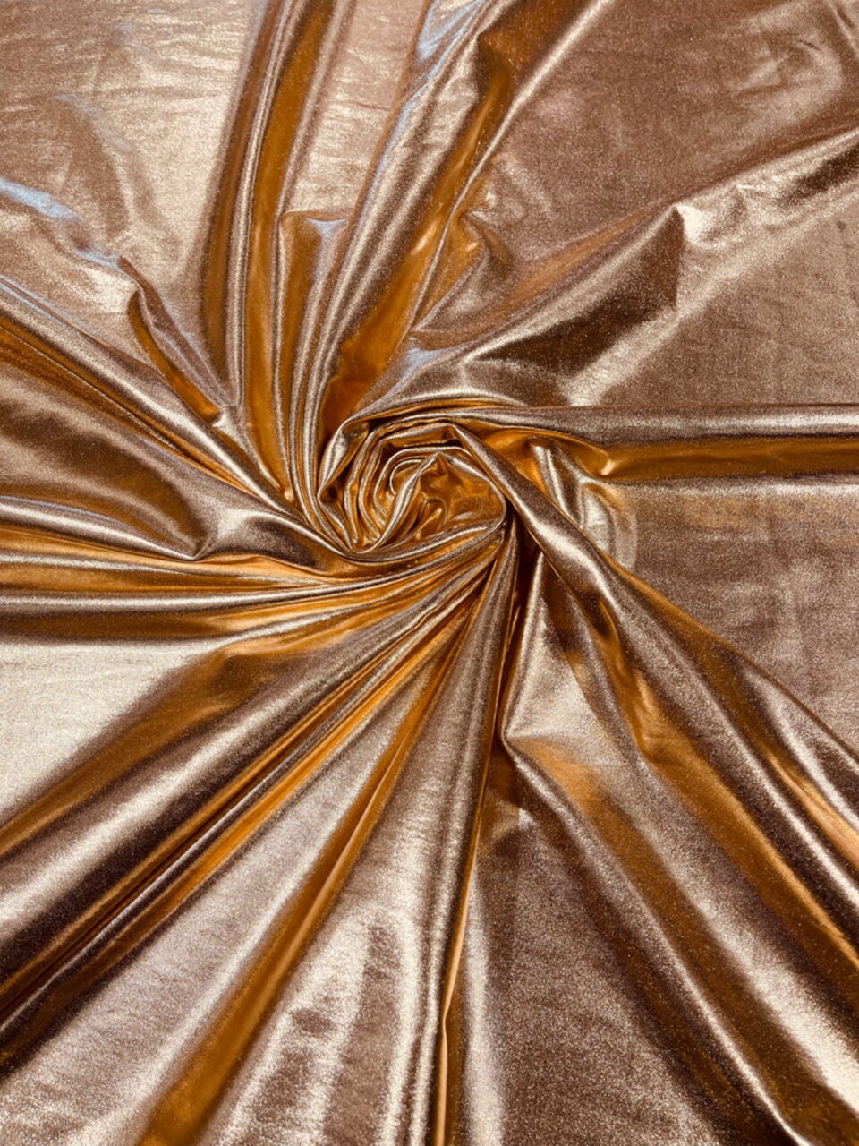 1 Yard Shiny Metallic Foil Lame Spandex Fabric Stretch Activewear Material 58-60 inches width